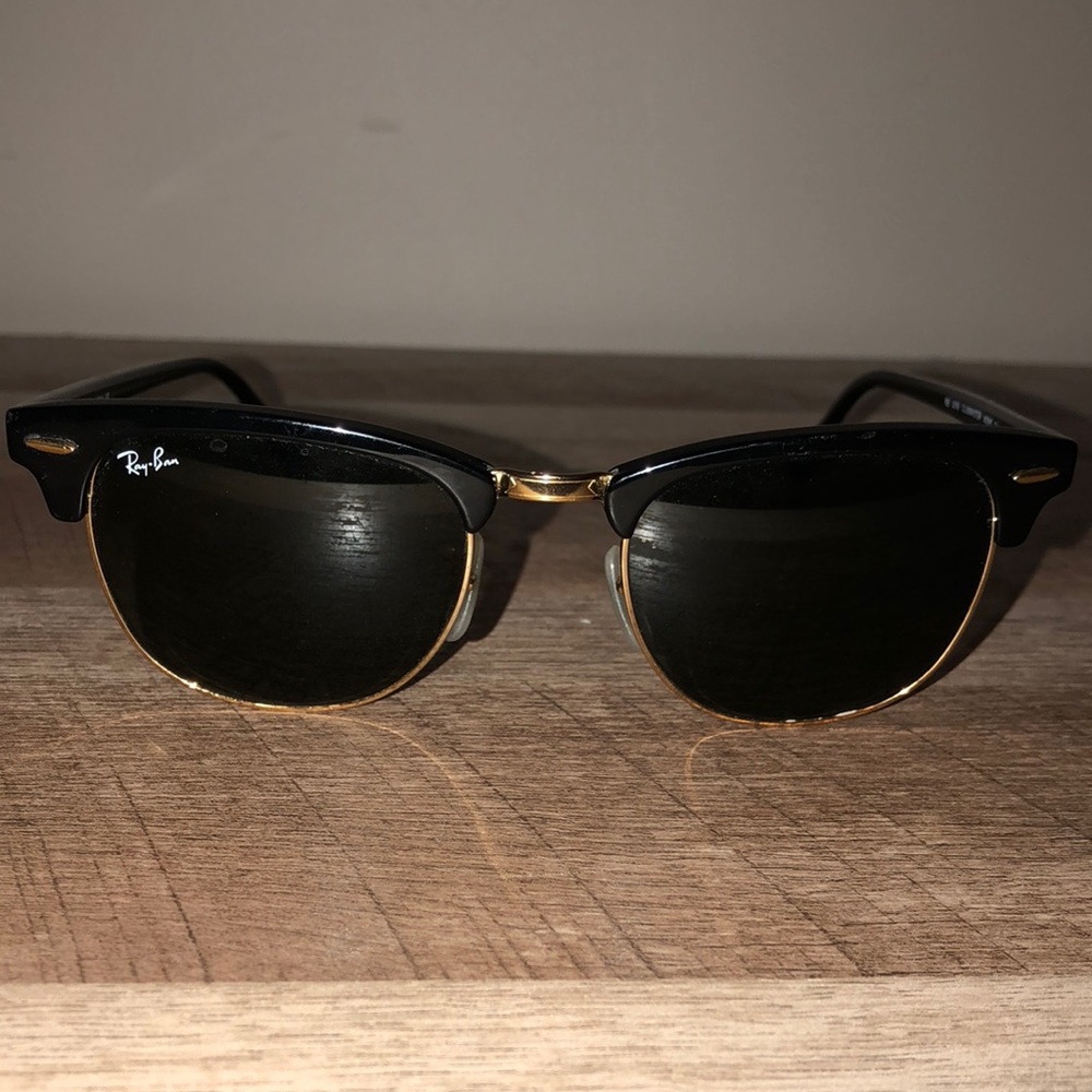 AUTHENTIC RAYBAN CLUBMASTER SUNGLASSES